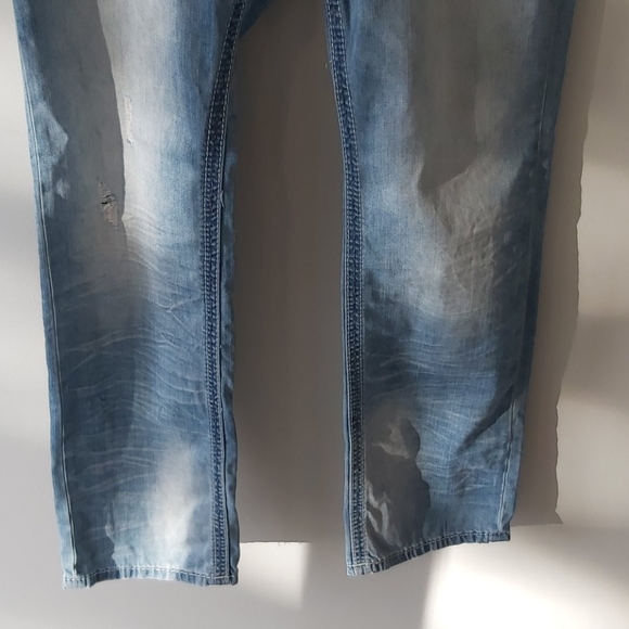 Affliction Ace Black Premium Jeans Size 32 - Picture 3 of 10